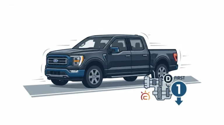 F-150 downshift recall showing a sudden shift into first gear