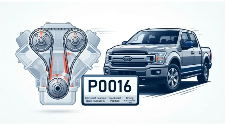 P0016 F-150 camshaft and crankshaft correlation problem
